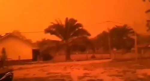 אינדונזיה באדום
