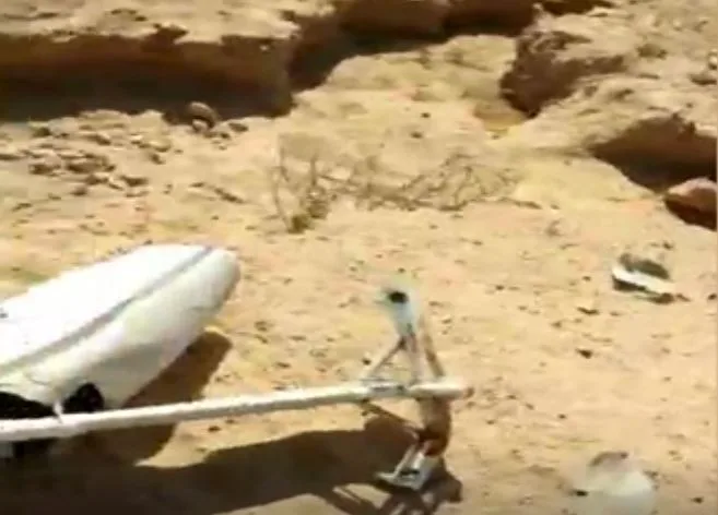 תיעוד נחיתת החירות בנגב
