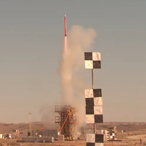 ניסוי במערכת ההגנה ''ברק 8''