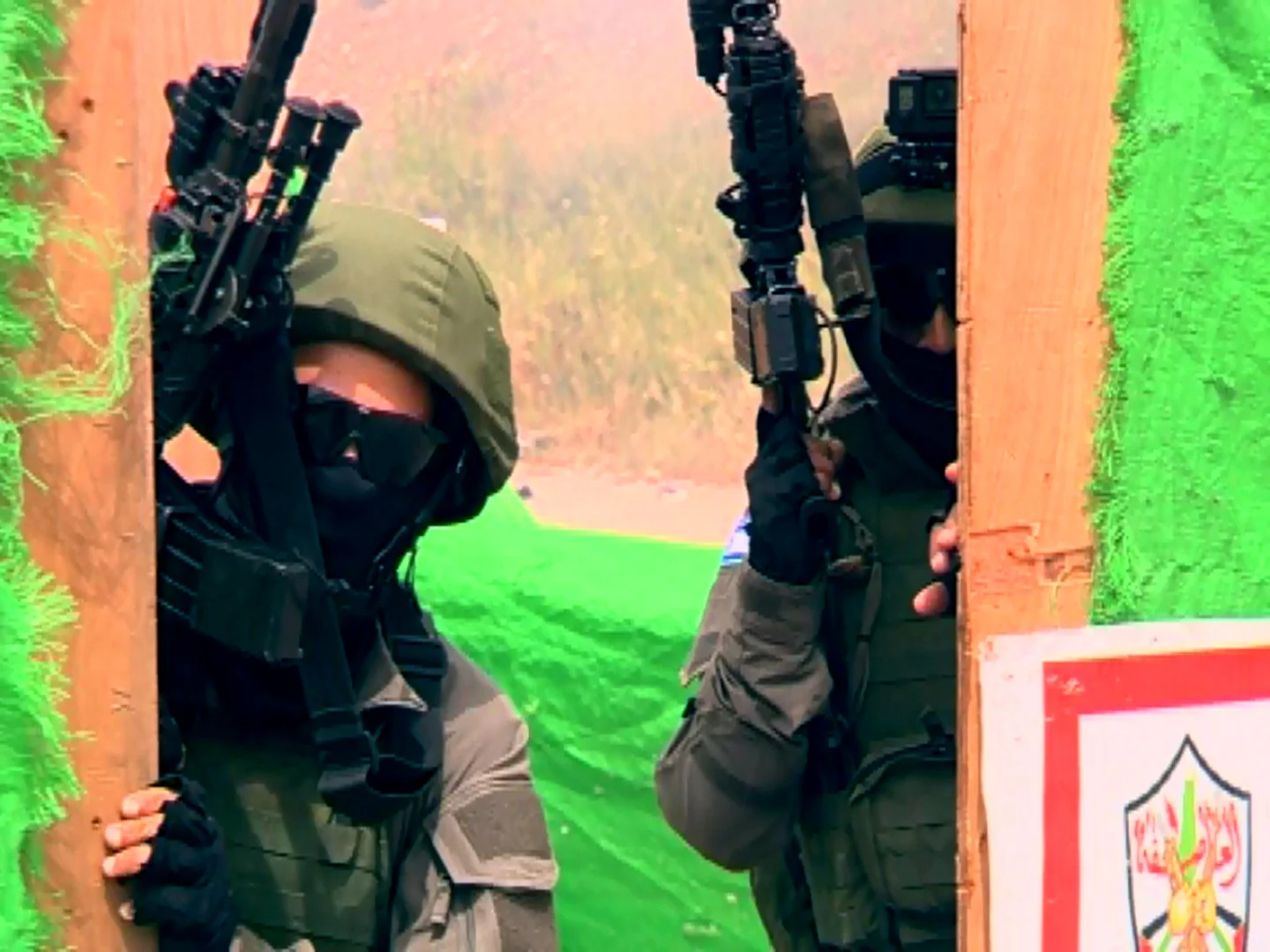 כוח מסתערבים של מג''ב באימון