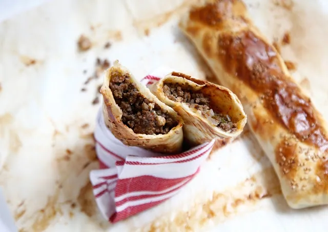 בורקס פסטה במילוי בשר