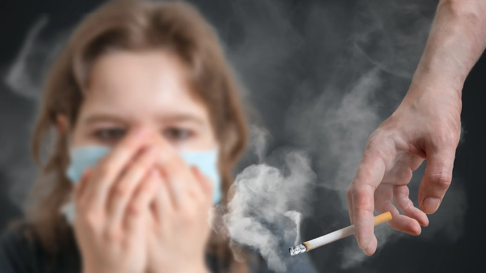 עישון פסיבי, צילום המחשה