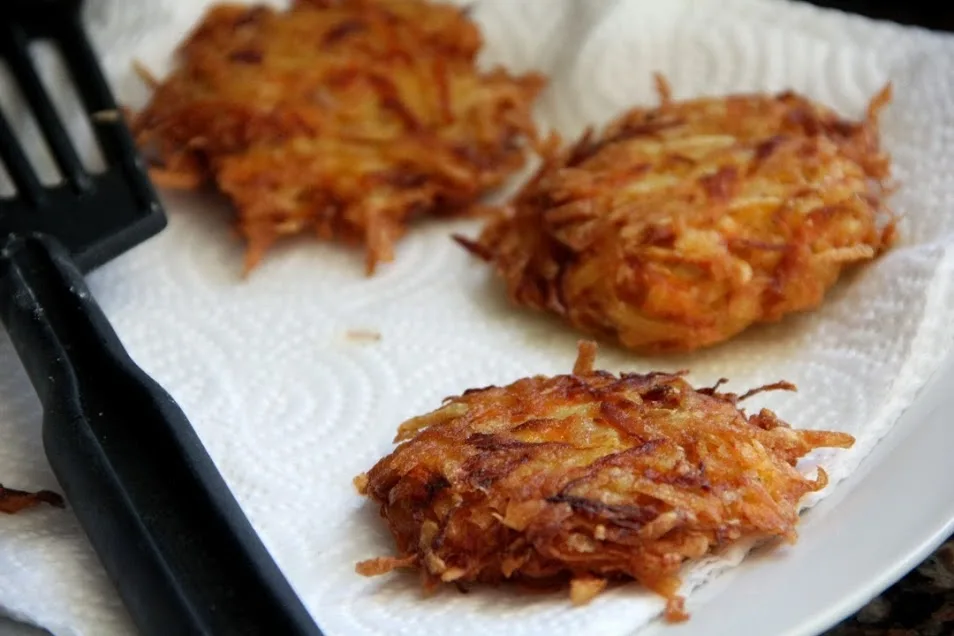 לביבות תפוחי אדמה וגזר