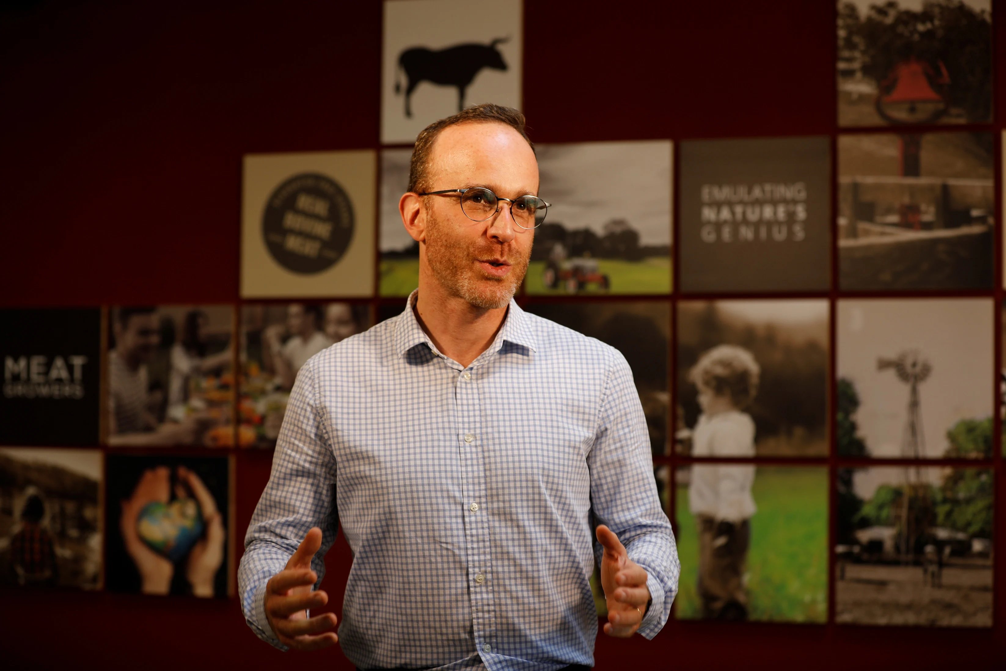 Didier Toubia, Co Founder And Ceo Of Aleph Farms Speaks During His Interview With Reuters In Rehovot, Israel