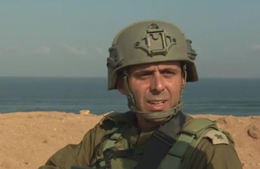 רס''ן ישראל פרץ, קצין ההנדסה של אוגדת עזה