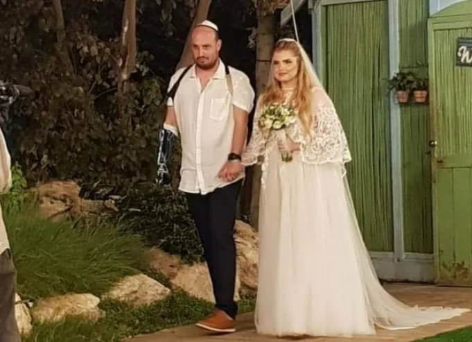 בן שפיצר ולינוי בחתונתם