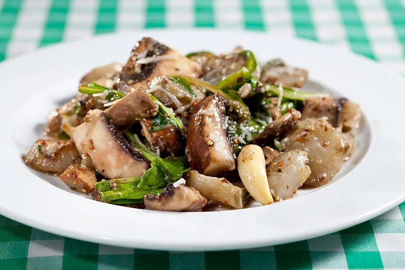 סלט פטריות וארטישוק ירושלמי