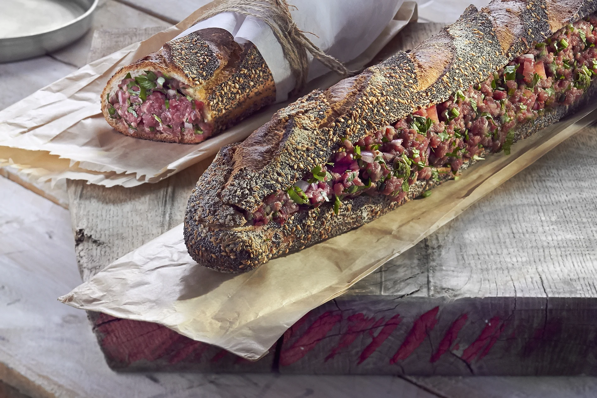 לחם ממולא בשר