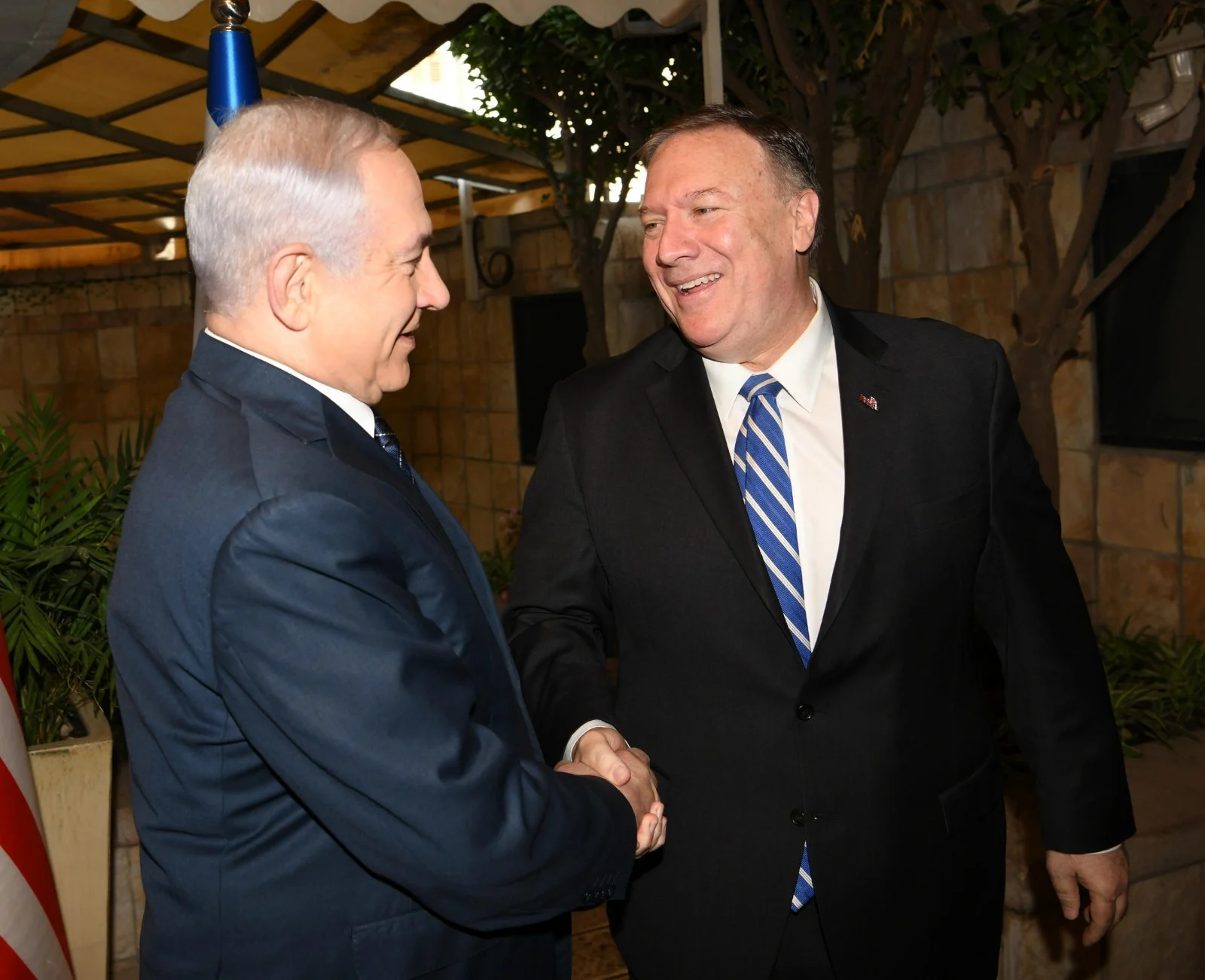 רה''מ נתניהו ומייק פומפאו