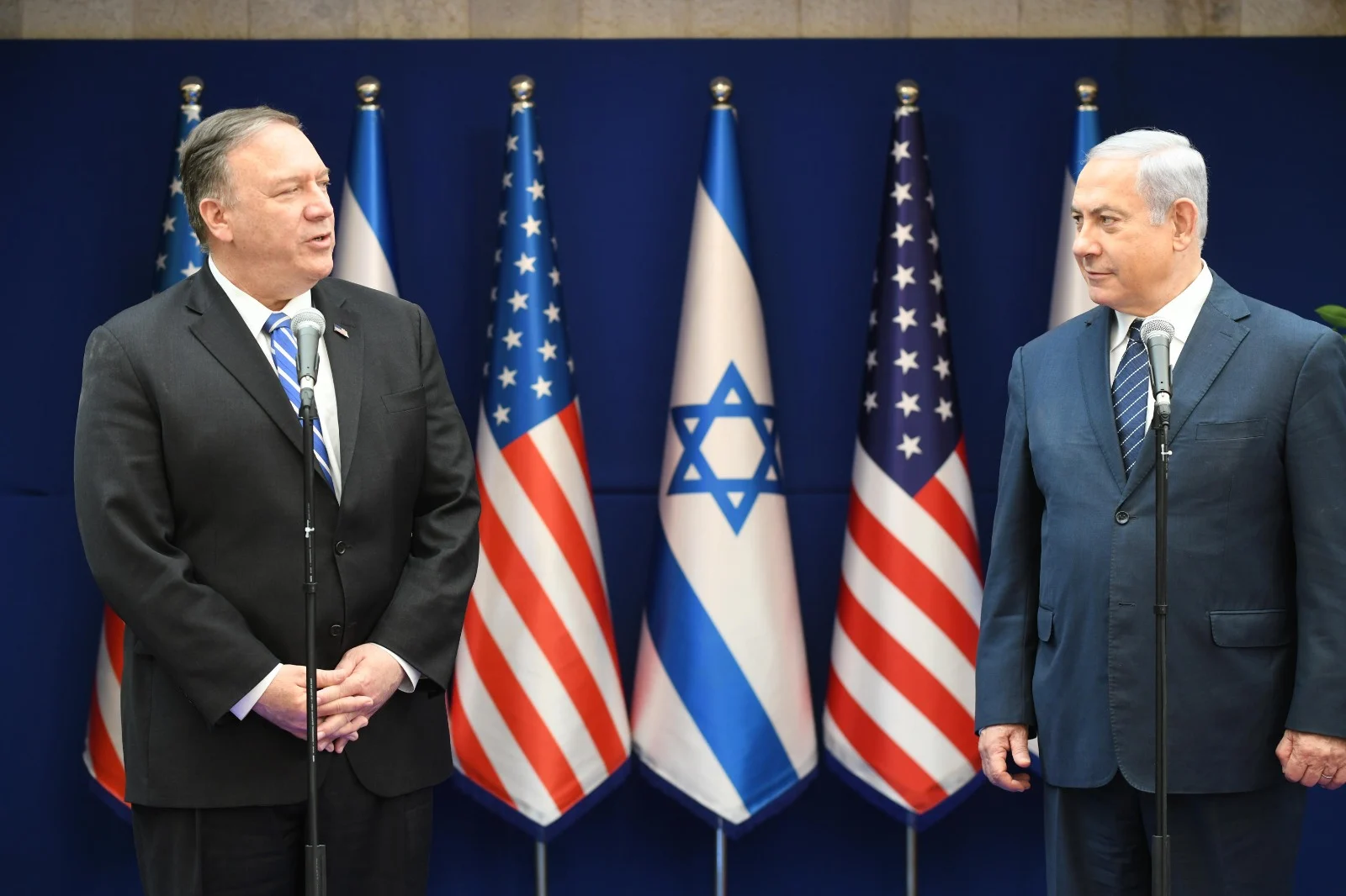 רה''מ נתניהו ומייק פומפאו