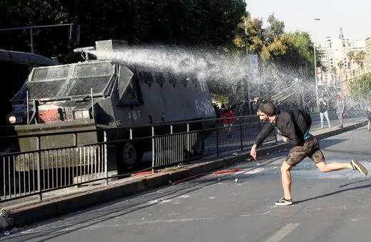צ'ילה, סנטיאגו, מחאות