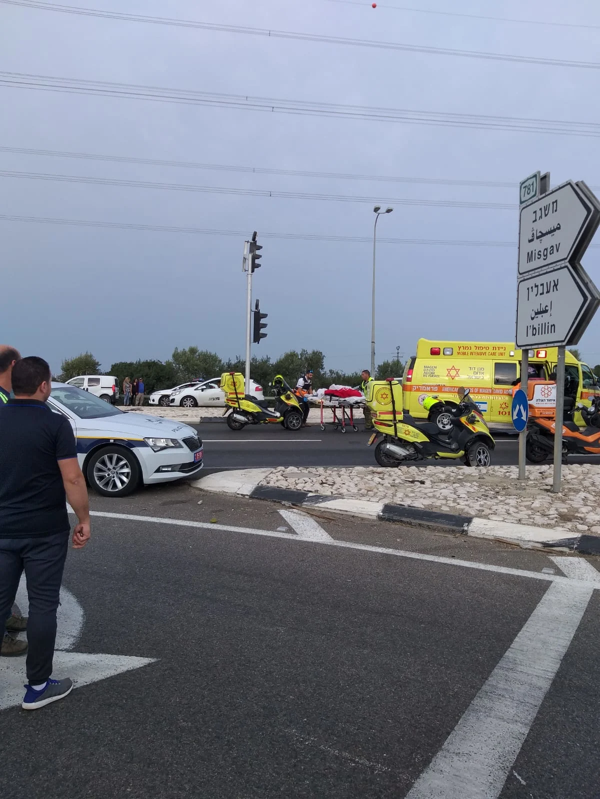 תאונת דרכים בצומת אבליים סמוך לשפרעם