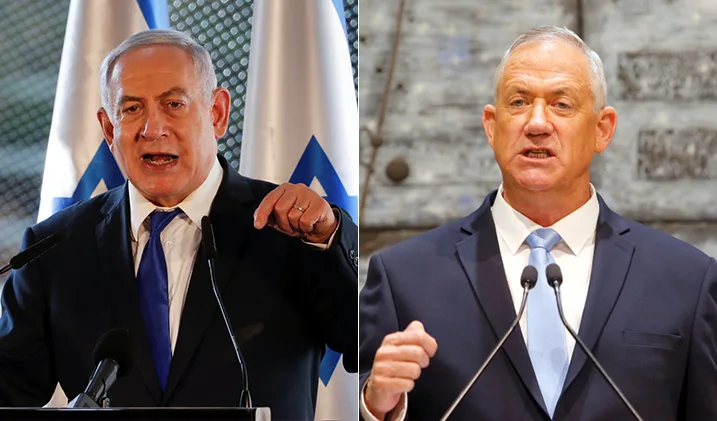 בני גנץ ובנימין נתניהו