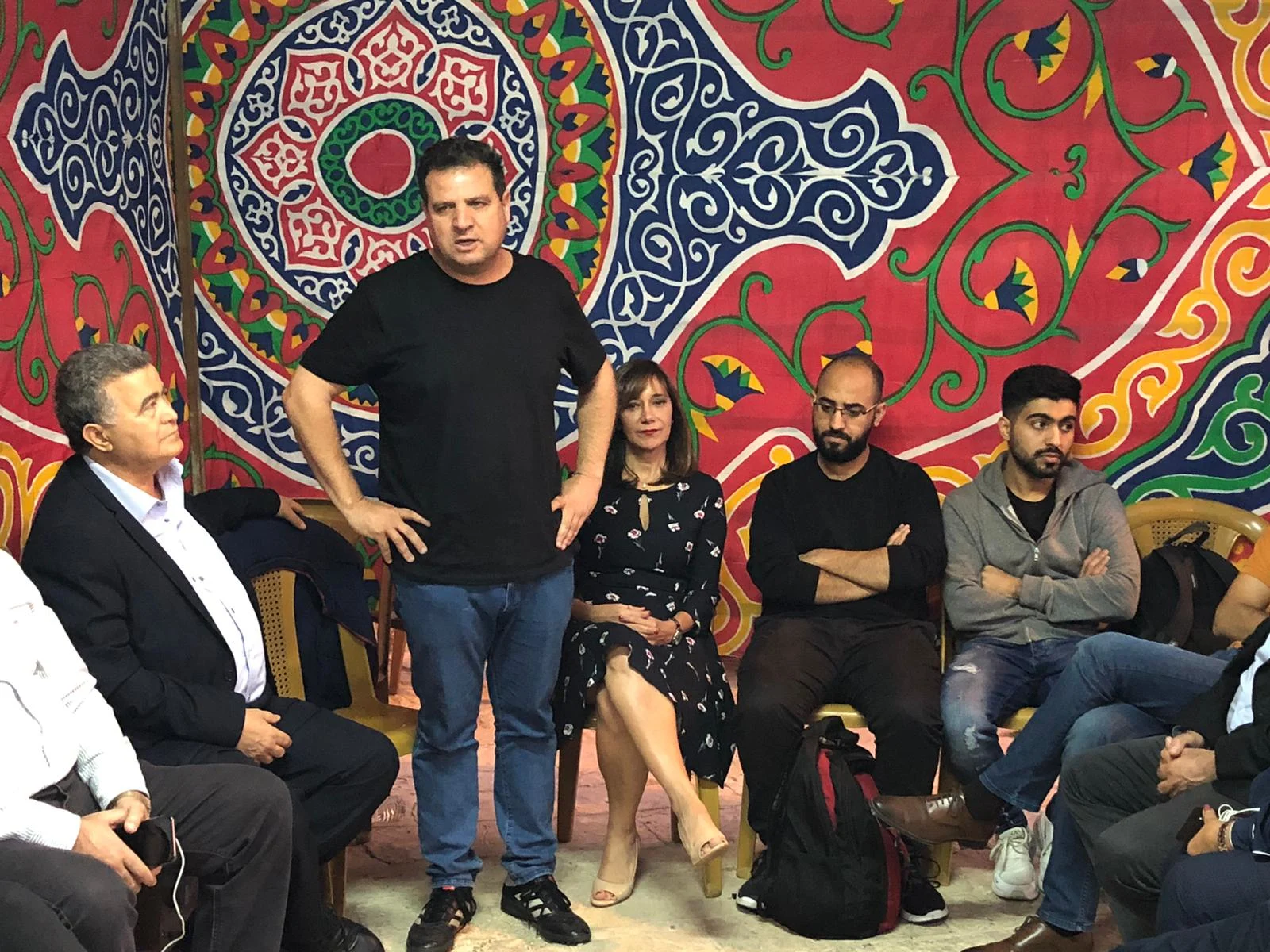 אוהל המחאה של הנהגת החברה הערבית