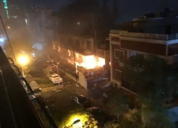 זירת החיסול של בכיר הג'יהאד האסלאמי בהא אבו אל-עטא