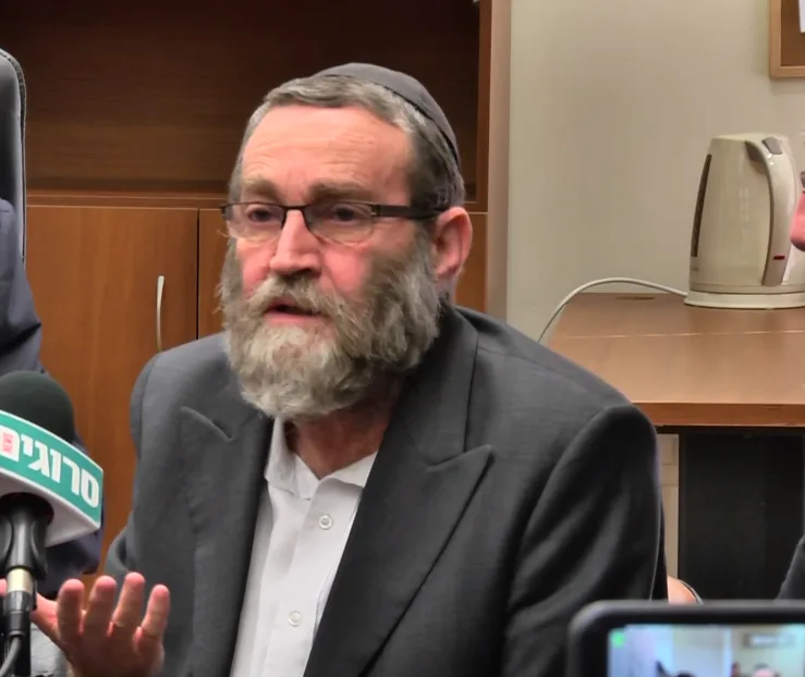 ח''כ משה גפני בישיבת סיעת 'יהדות התורה'