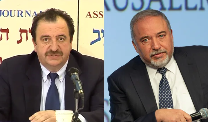 אביגדור ליברמן וישראל ויז'ניצר