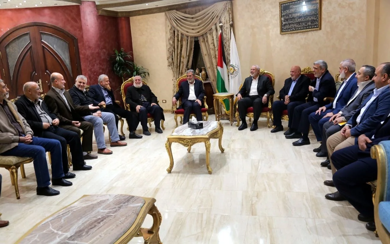 פגישה בין בכירי הג'יהאד האסלאמי לבכירי החמאס