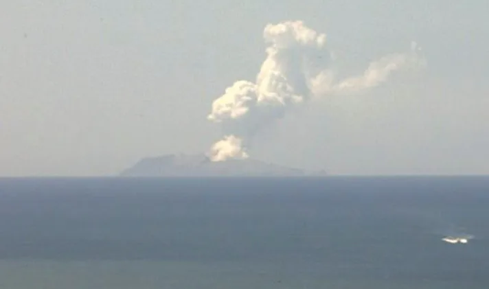 התפרצות הר געש בניו זילנד