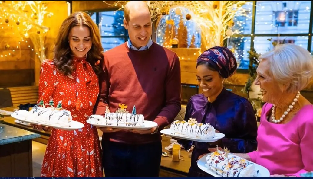 ויליאם וקייט בתוכנית בישול בבריטניה