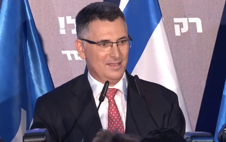גדעון סער בכנס השקת קמפיין לפריימריז