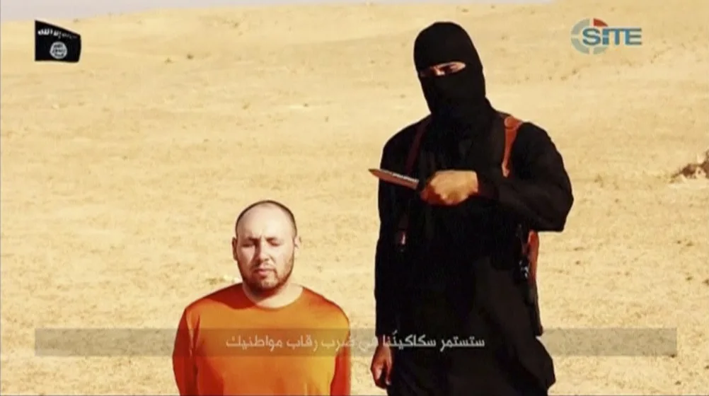 ג'ון הג'יהאדיסט, עורף הראשים של דאע''ש, רגע לפני שערף את ראשו של עיתונאי ה''וושינגטון פוסט''