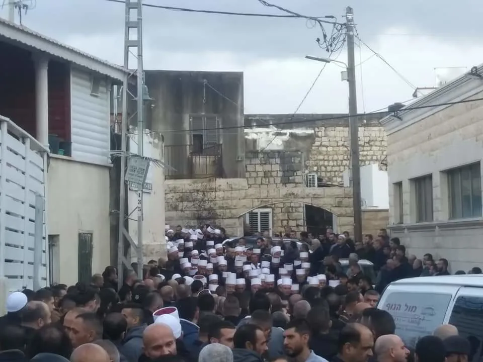 הלוויתו של עומרי אבו ג'נב, הנער בן ה-17 שנסחף סמוך לירכא