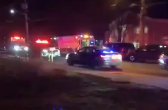 זירת הירי בבית הכנסת בניו יורק