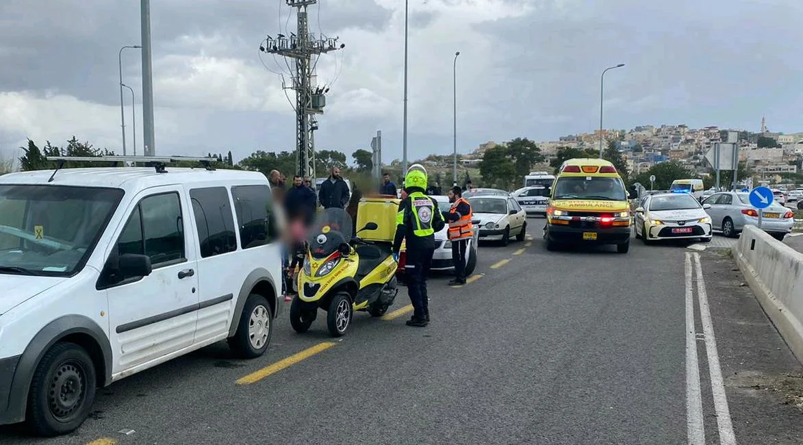 זירת הירי שבה נורו שני אנשים בבסמת טבעון שבצפון