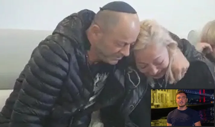 יוסי וליקה הוריו של אבי ציצושווילי שנהרג מירי בנהריה