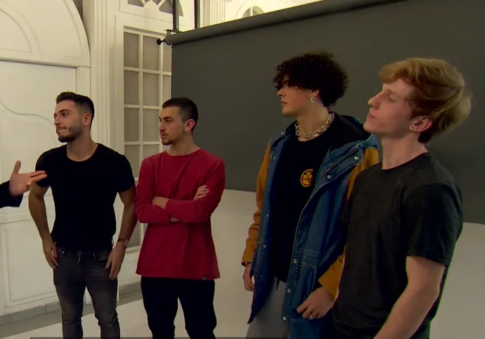 חברי להקת הרקדנים ''הייפ''