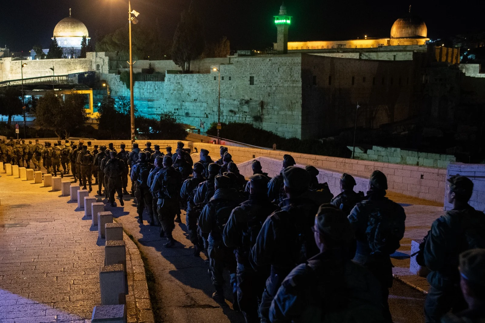 טירוני חטיבת ''גולני'' במסע ההשבעה