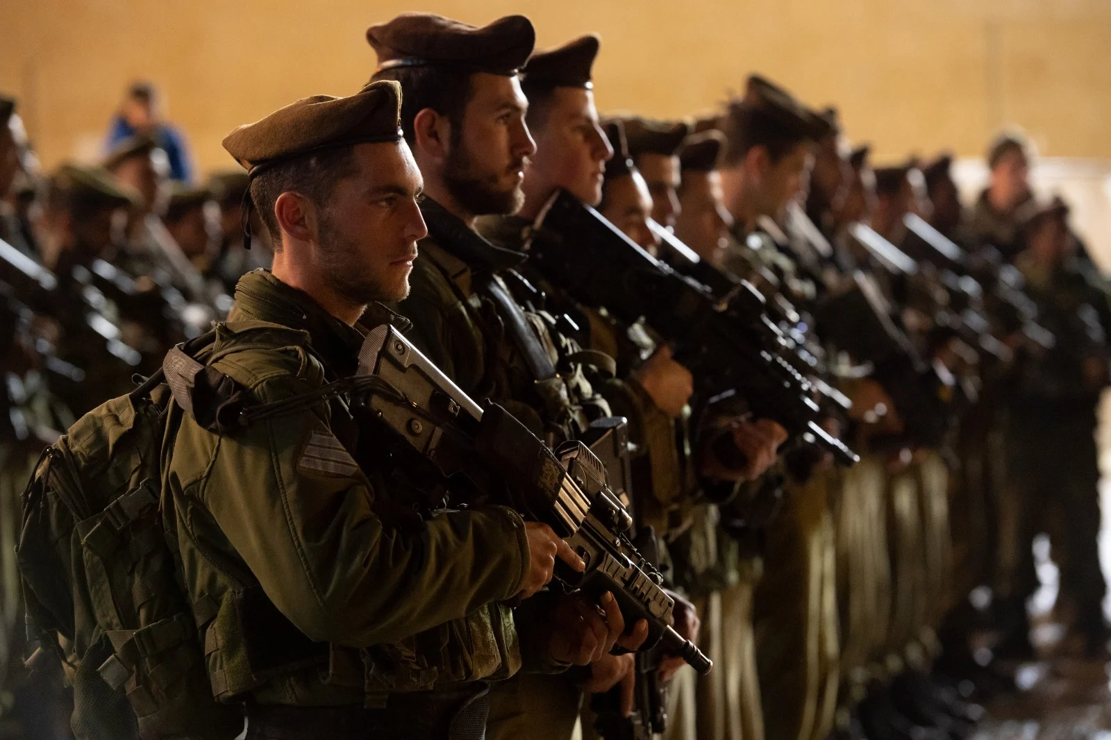 טירוני חטיבת ''גולני'' במסע ההשבעה