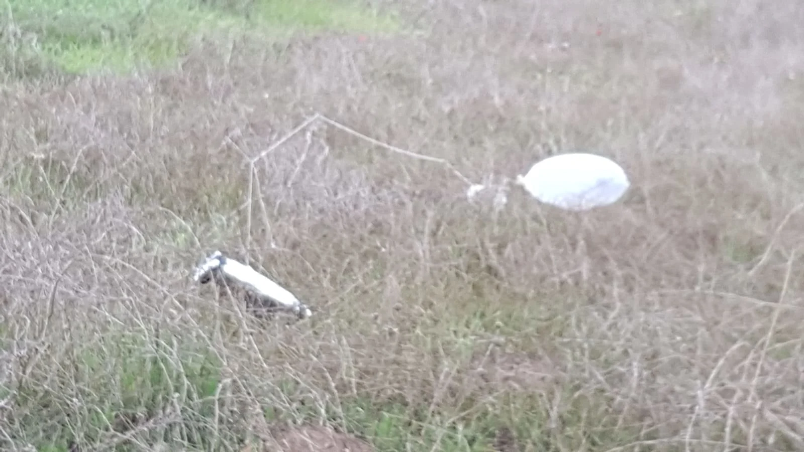 צרור בלונים חשוד שאותר באזור שדרות