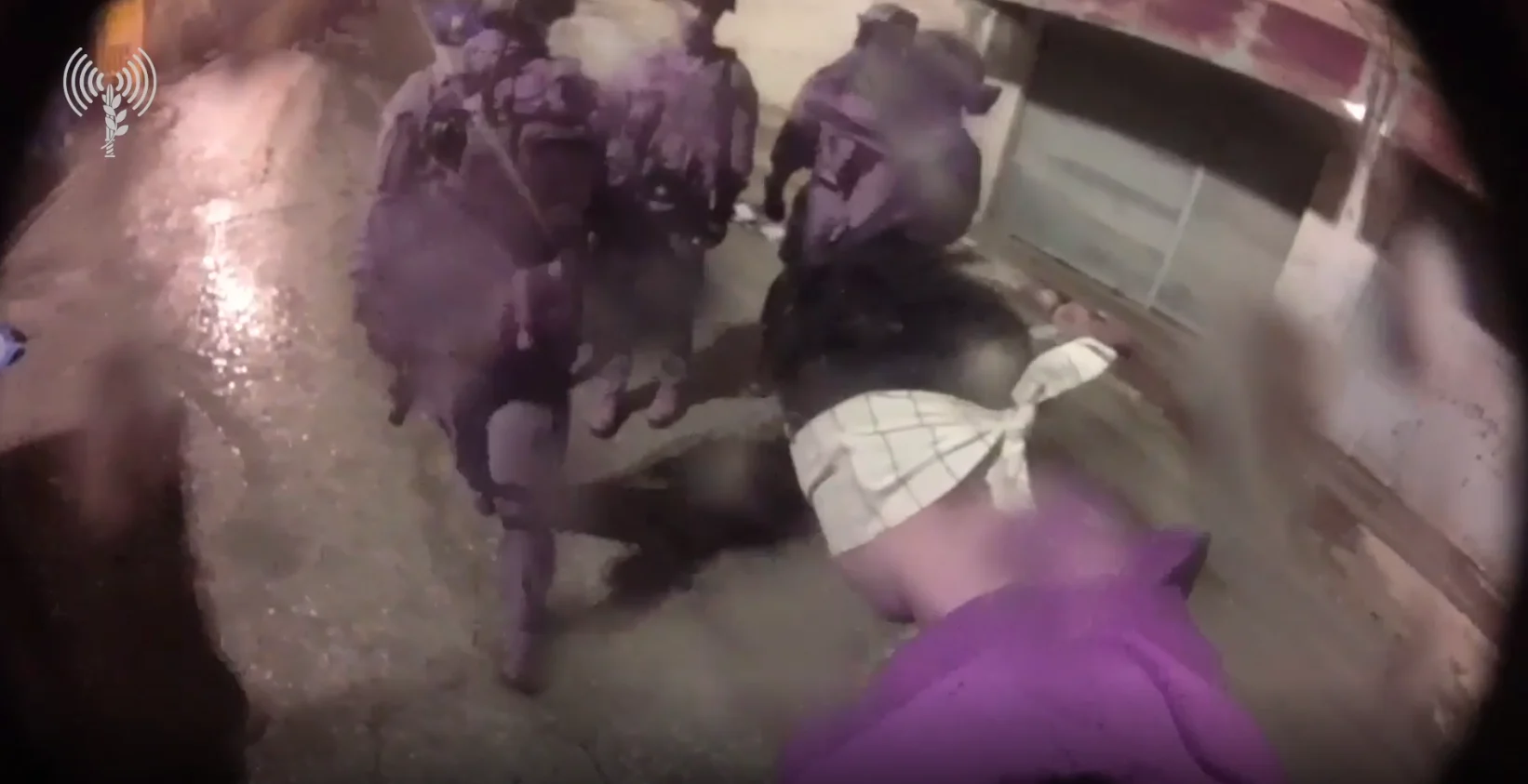 מעצר המחבל שהשליך את בקבוק התבערה לעבר לוחם צה''ל