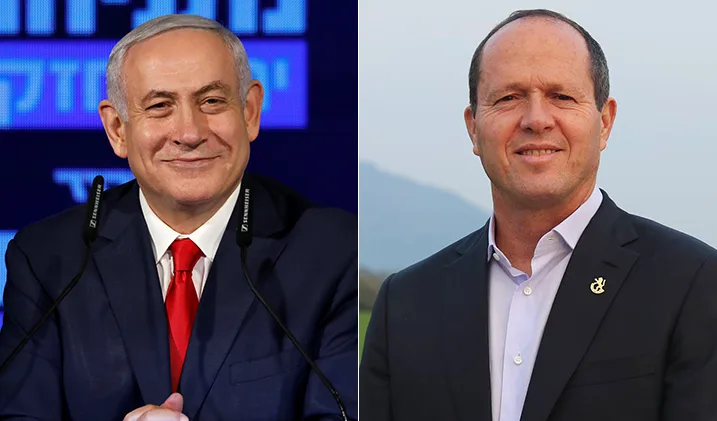 ניר ברקת ובנימין נתניהו