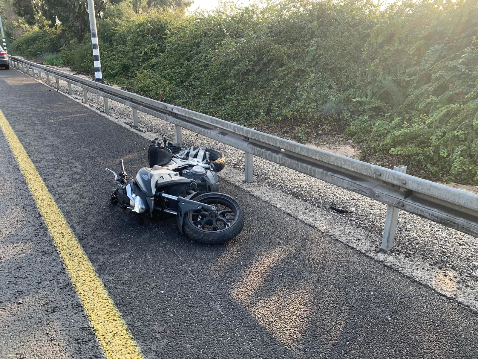 רוכב אופנוע נהרג בכביש 40