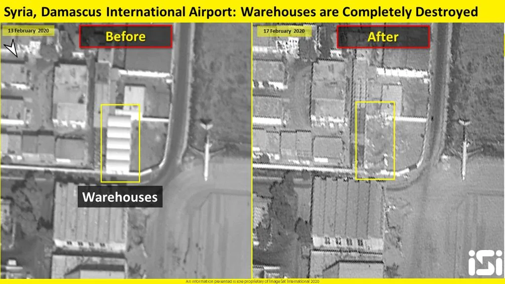 תיעוד נזקי התקיפה בסוריה