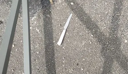 הסכין שאיתה ניסתה המפגעת לדקור