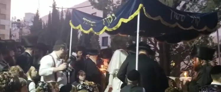 חתונה חרדית שנערכה למרות האיסורים וההגבלות