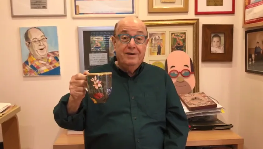 טוביה צפיר לאחר שאובחן כחולה קורונה