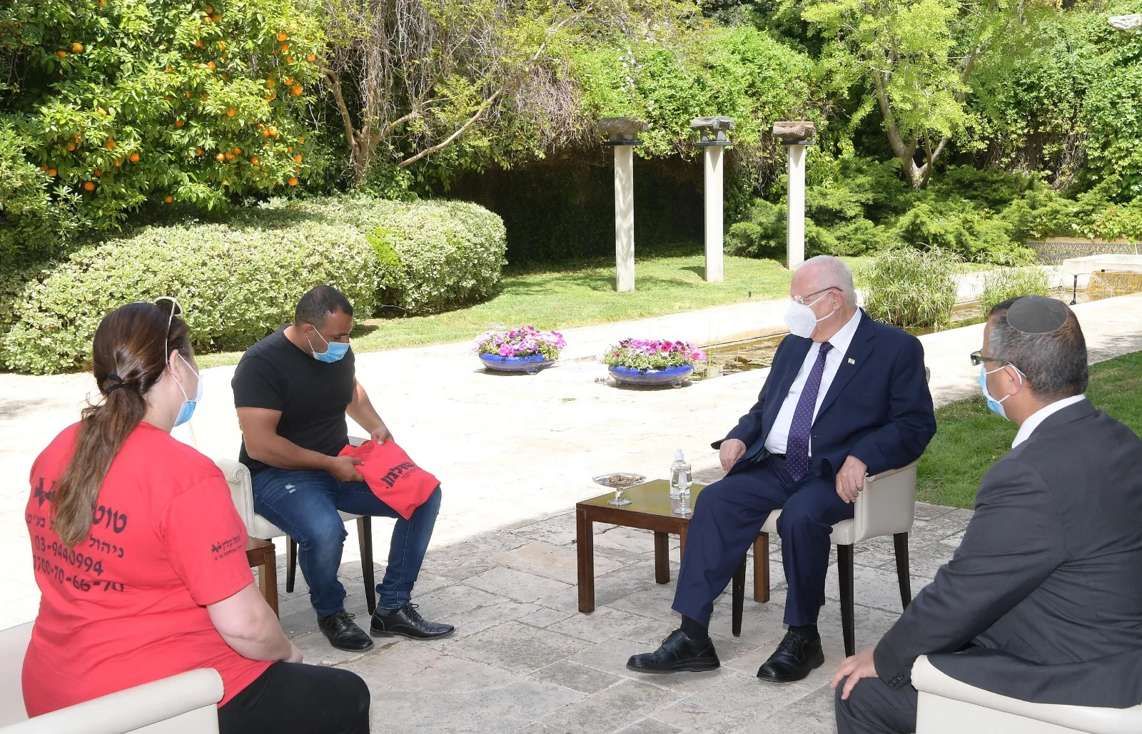 הנשיא ריבלין נפגש עם בעלי עסקים עצמאיים