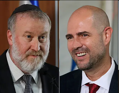 אמיר אוחנה ואביחי מנדלבליט