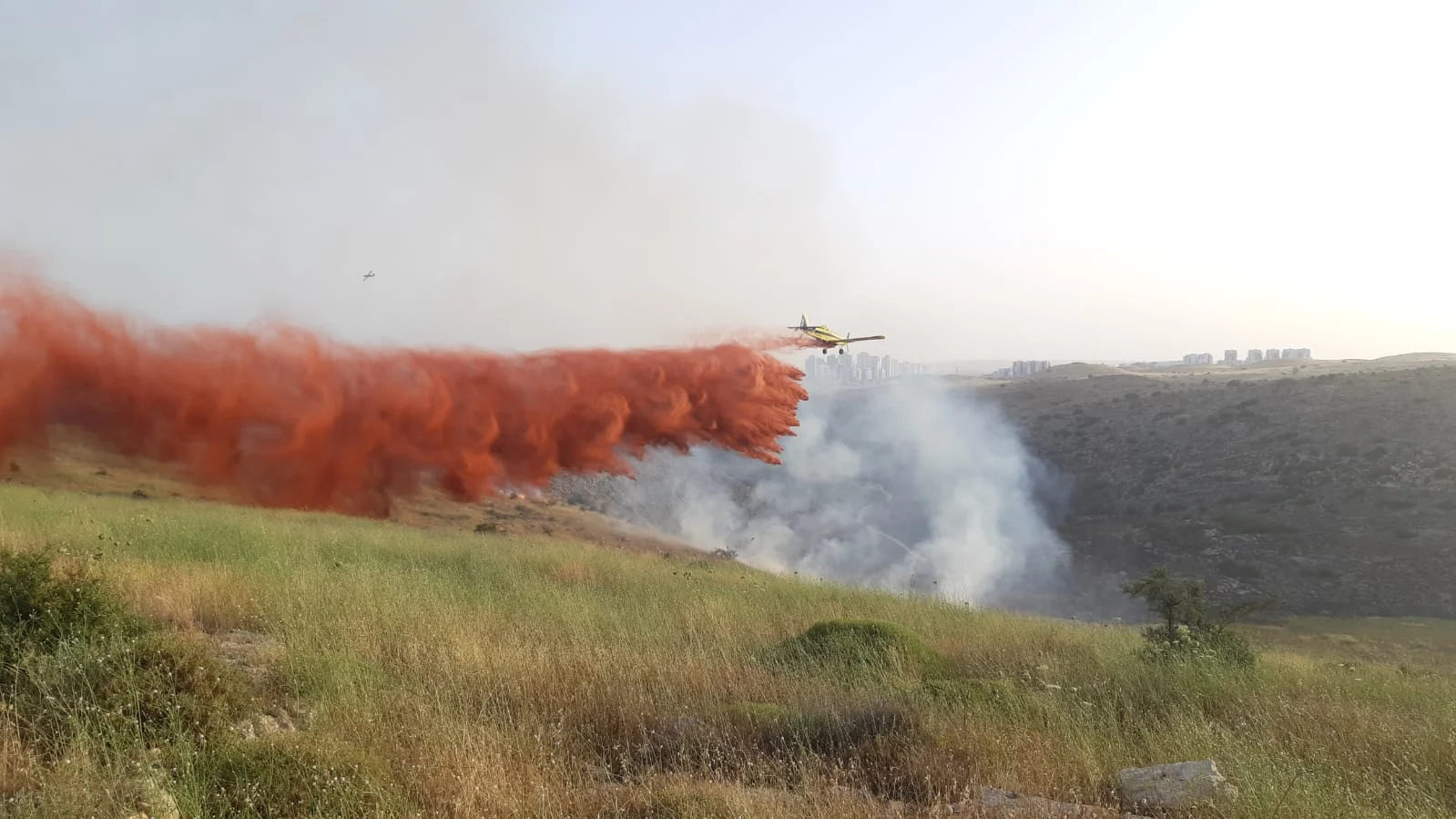 שריפה בנחל שילה