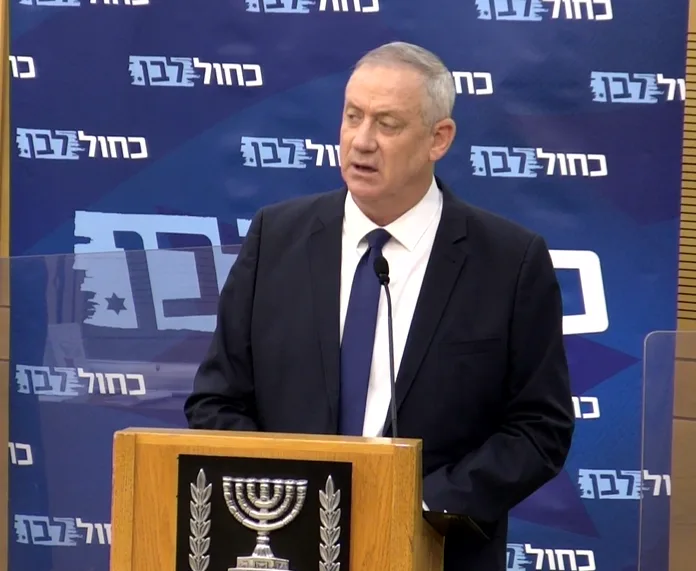 יו''ר כחול לבן בני גנץ