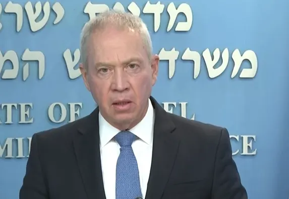 שר החינוך יואב גלנט בהצהרה מיוחדת