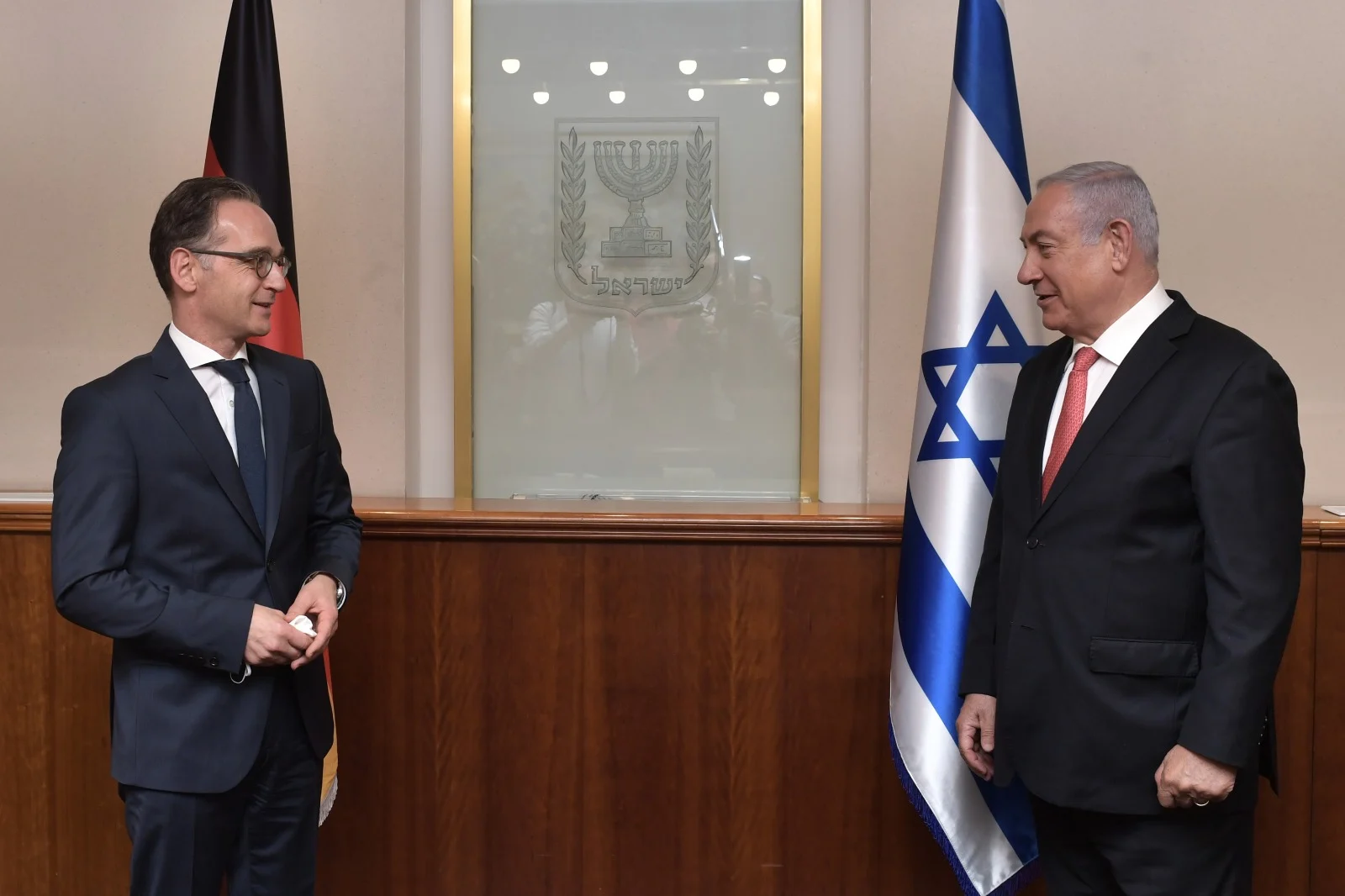 בנימין נתניהו והייקו מאס