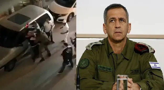 הרמטכ''ל אביב כוכבי והתקרית בחברון שבה לוחם הגן על פלסטיני שהותקף