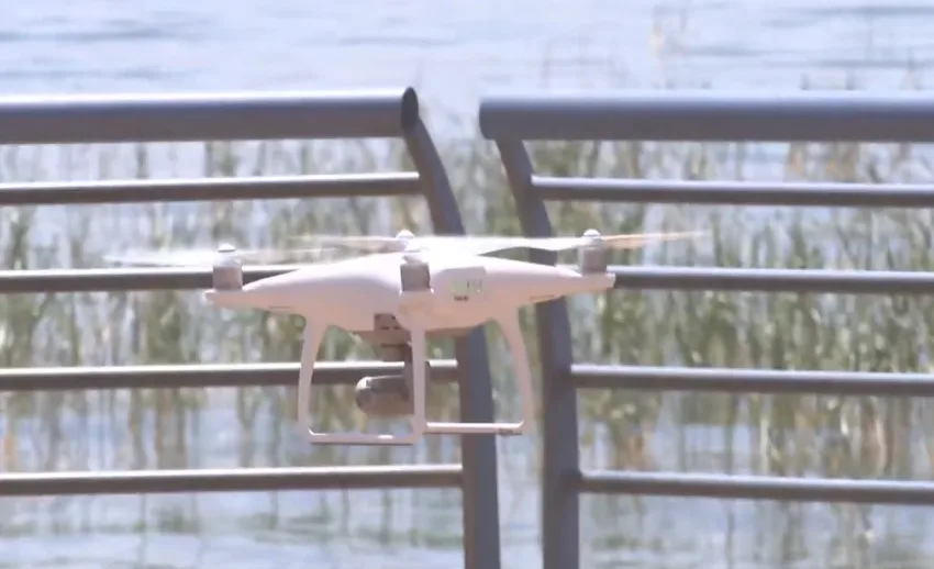 רחפן משטרתי בכנרת