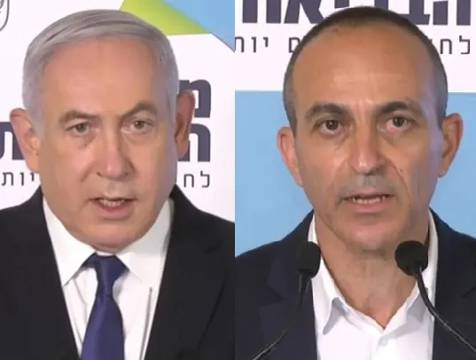 ראש הממשלה בנימין נתניהו והממונה לקורונה פרופ' רוני גמזו